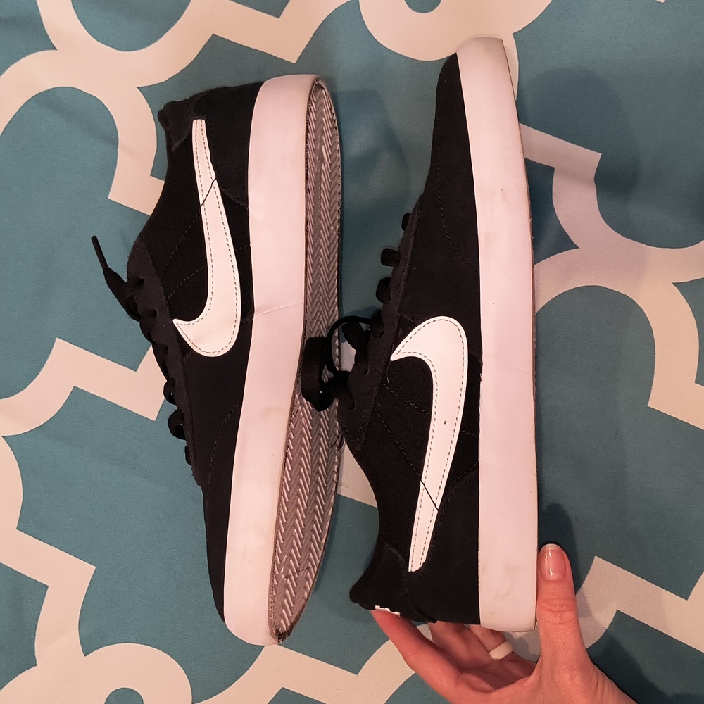 Nike SB Heritage Vulc casual classic Skate shoes Mens 8 Black white - Picture 4 of 7